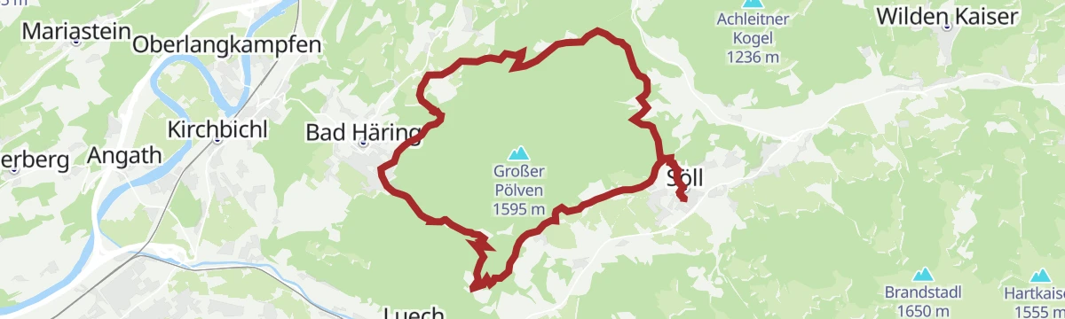 Route map: Kaiserblüte - Etappe Wald